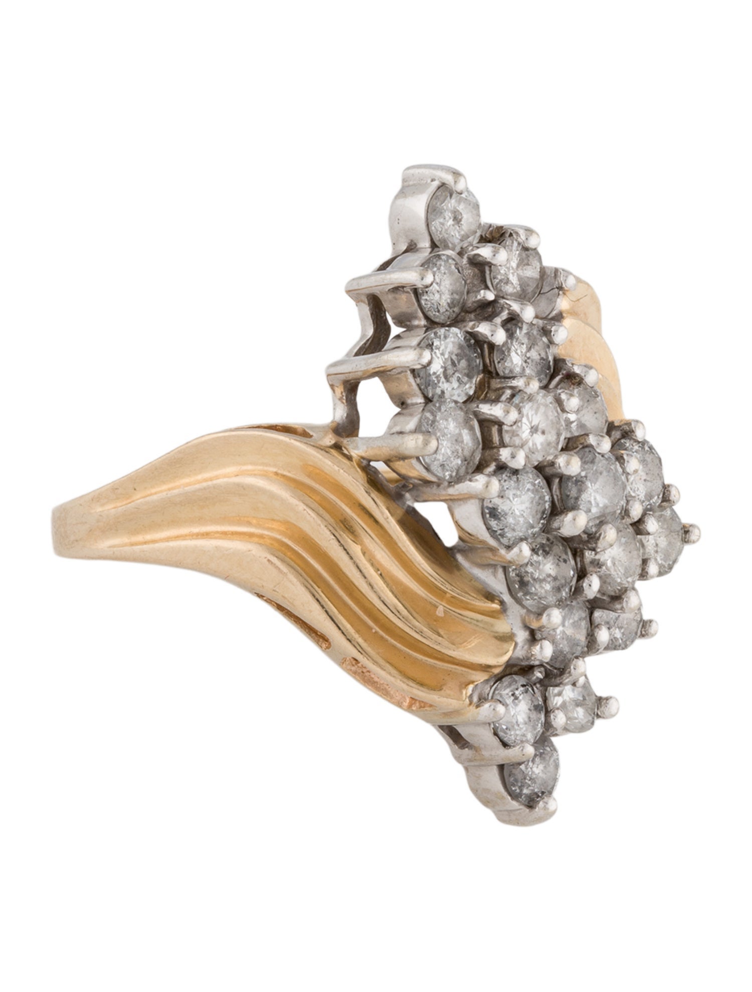 Ring 14K 2.60ctw Diamond Cocktail