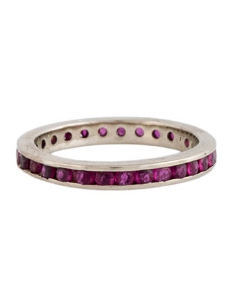Ring 14K 1.12ctw Ruby Band Ring