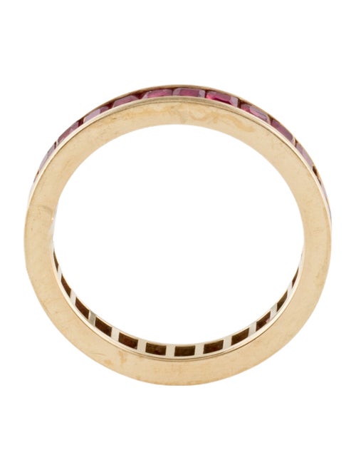 Ring 18K 2.94ctw Ruby Eternity Band