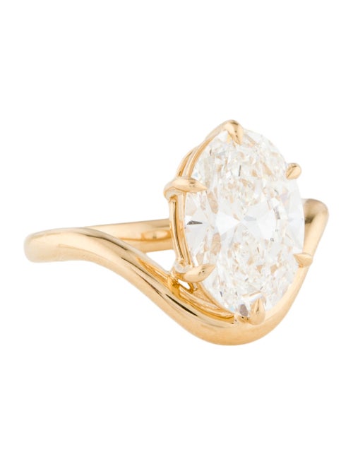 Ring 18K 3.19ct Lab-Grown Diamond Cocktail Ring