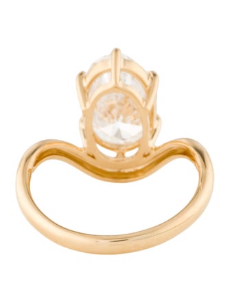 Ring 18K 3.19ct Lab-Grown Diamond Cocktail Ring