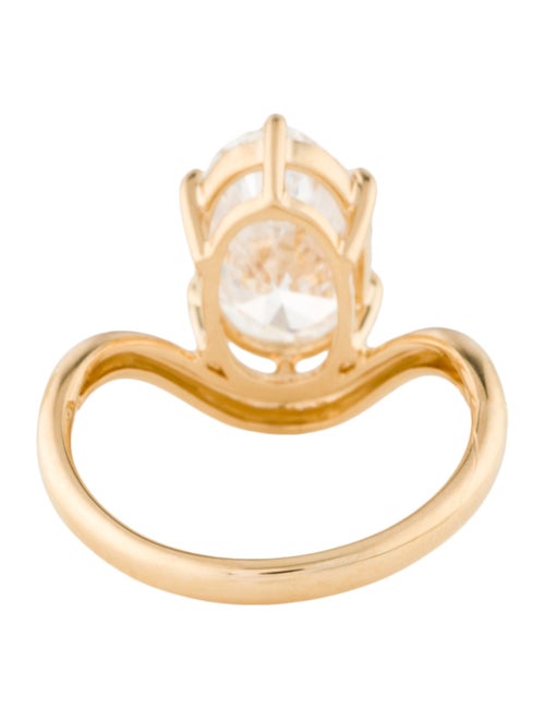 Ring 18K 3.19ct Lab-Grown Diamond Cocktail Ring