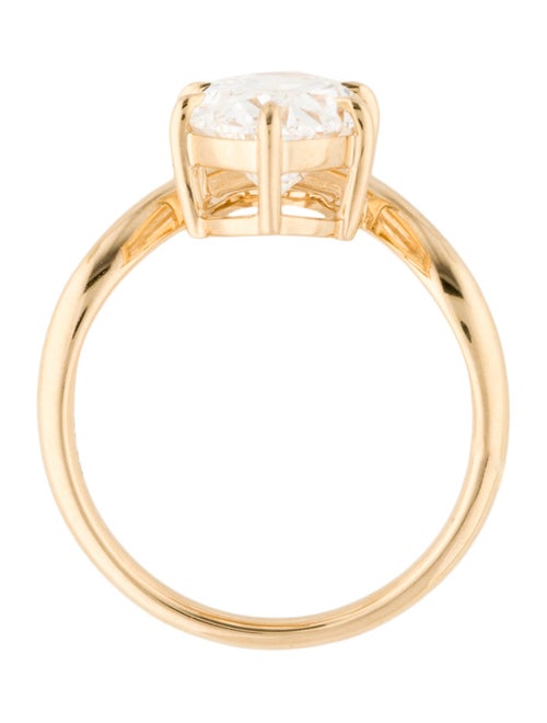 Ring 18K 3.19ct Lab-Grown Diamond Cocktail Ring