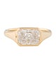 Ring 18K 2.03ct Lab-Grown Diamond Signet Ring