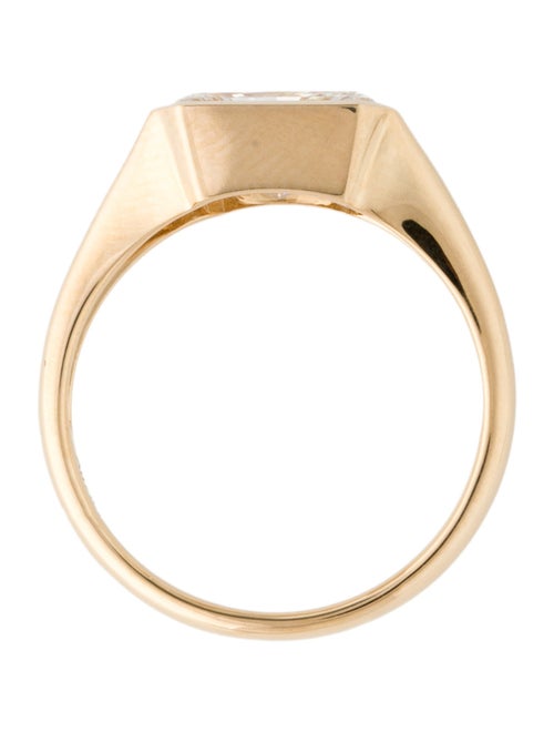 Ring 18K 2.03ct Lab-Grown Diamond Signet Ring