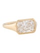 Ring 18K 3.11ct Lab-Grown Diamond Signet Ring