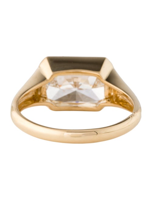 Ring 18K 3.11ct Lab-Grown Diamond Signet Ring