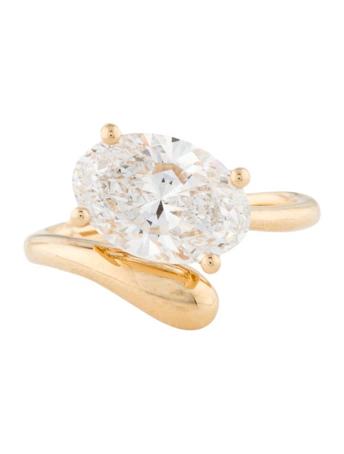 Ring 18K 3.30ct Lab-Grown Diamond Cocktail Ring