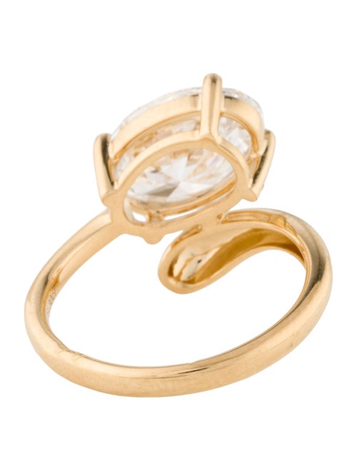 Ring 18K 3.30ct Lab-Grown Diamond Cocktail Ring