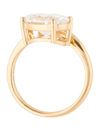 Ring 18K 3.30ct Lab-Grown Diamond Cocktail Ring