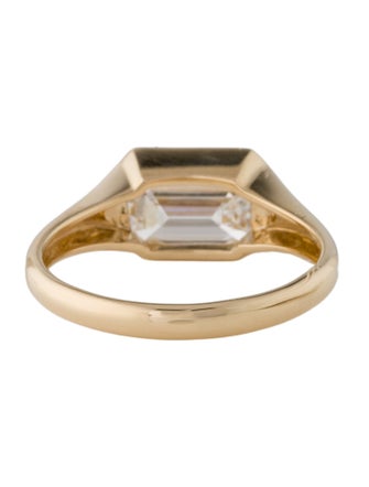 Ring 18K 2.00ct Lab-Grown Diamond Signet Ring
