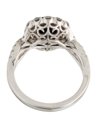 Ring 18K 2.53ct Sapphire & Diamond Cocktail Ring