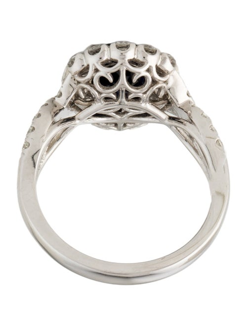 Ring 18K 2.53ct Sapphire & Diamond Cocktail Ring