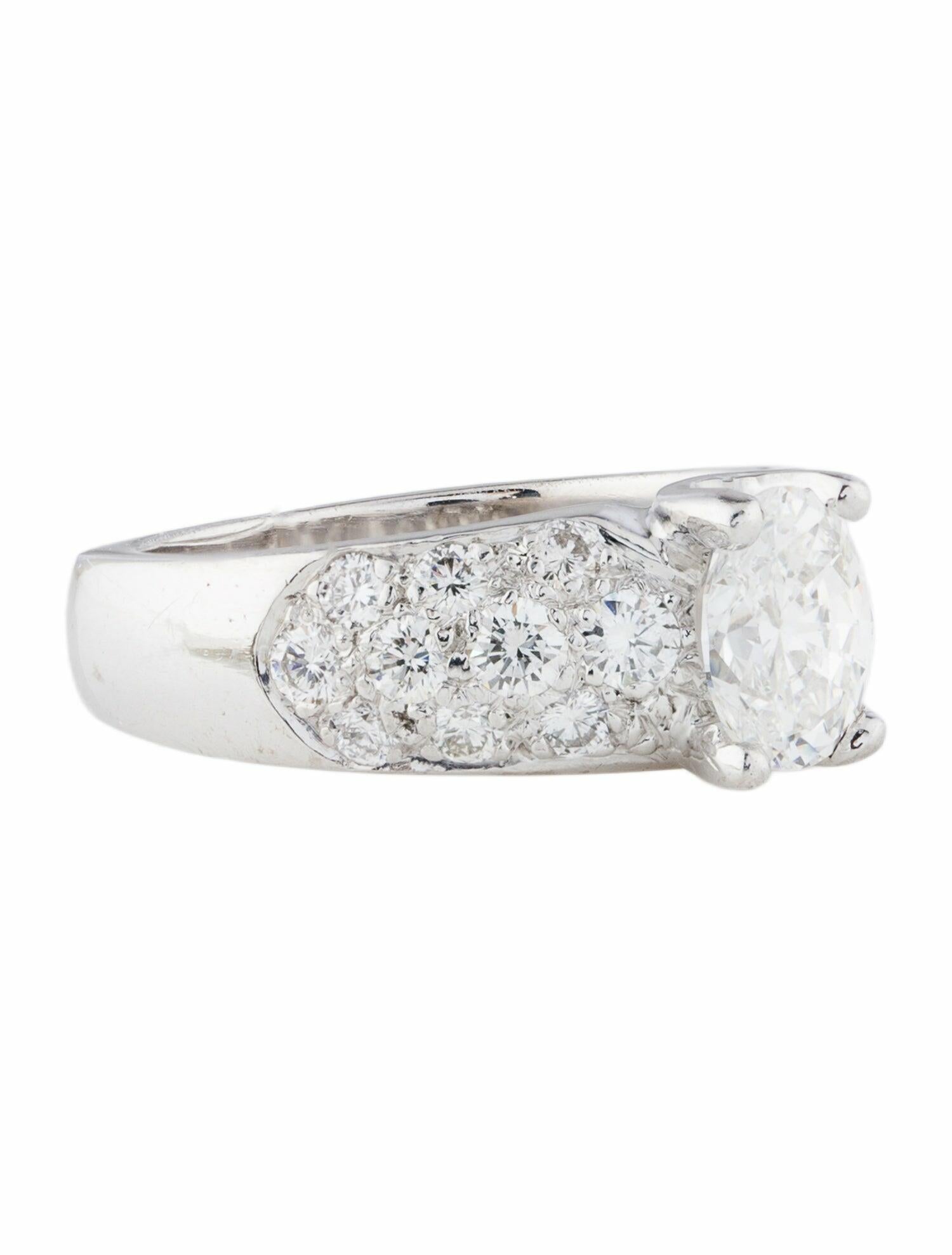 Ring Platinum 1.17ct Diamond Engagement