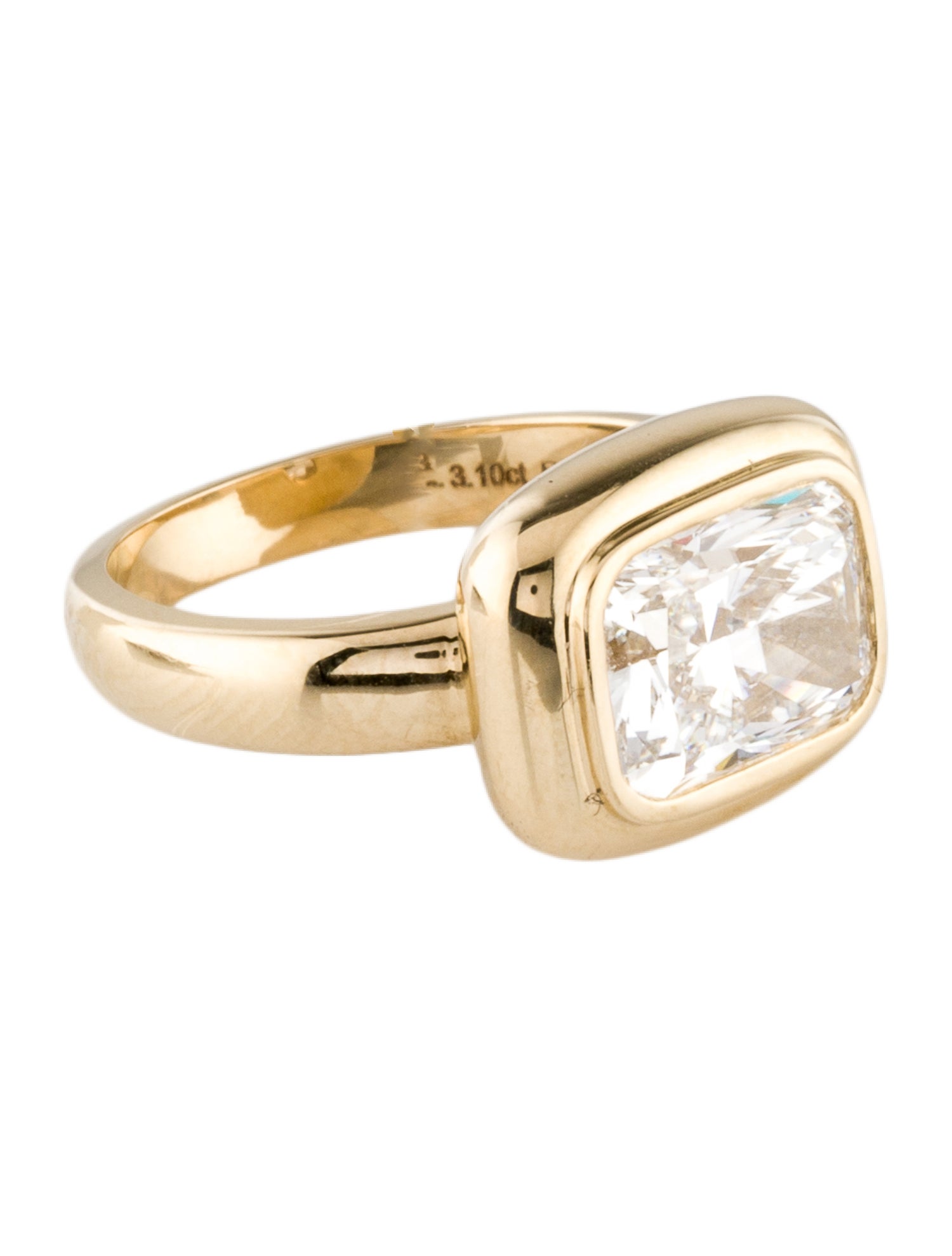 Ring 14K 3.10ct Lab-Grown Diamond
