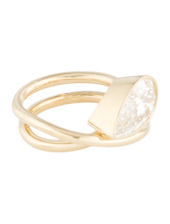 Ring 14K 3.07ct Lab-Grown Diamond Cocktail Ring