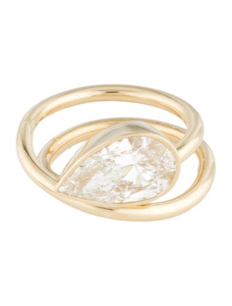 Ring 14K 3.07ct Lab-Grown Diamond Cocktail Ring