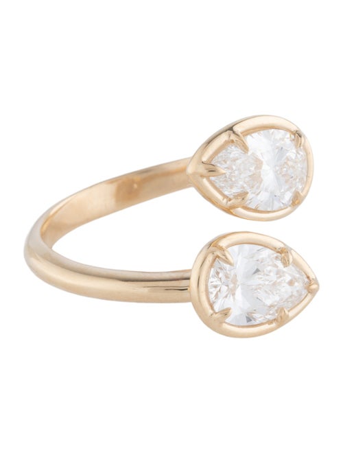 Ring 14K 2.19ctw Lab-Grown Diamond Bypass Ring