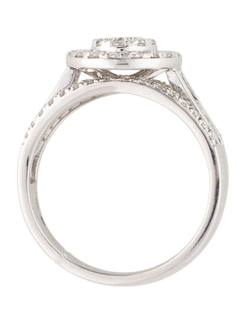 Ring 14K 1.02ctw Diamond Cluster Cocktail Ring