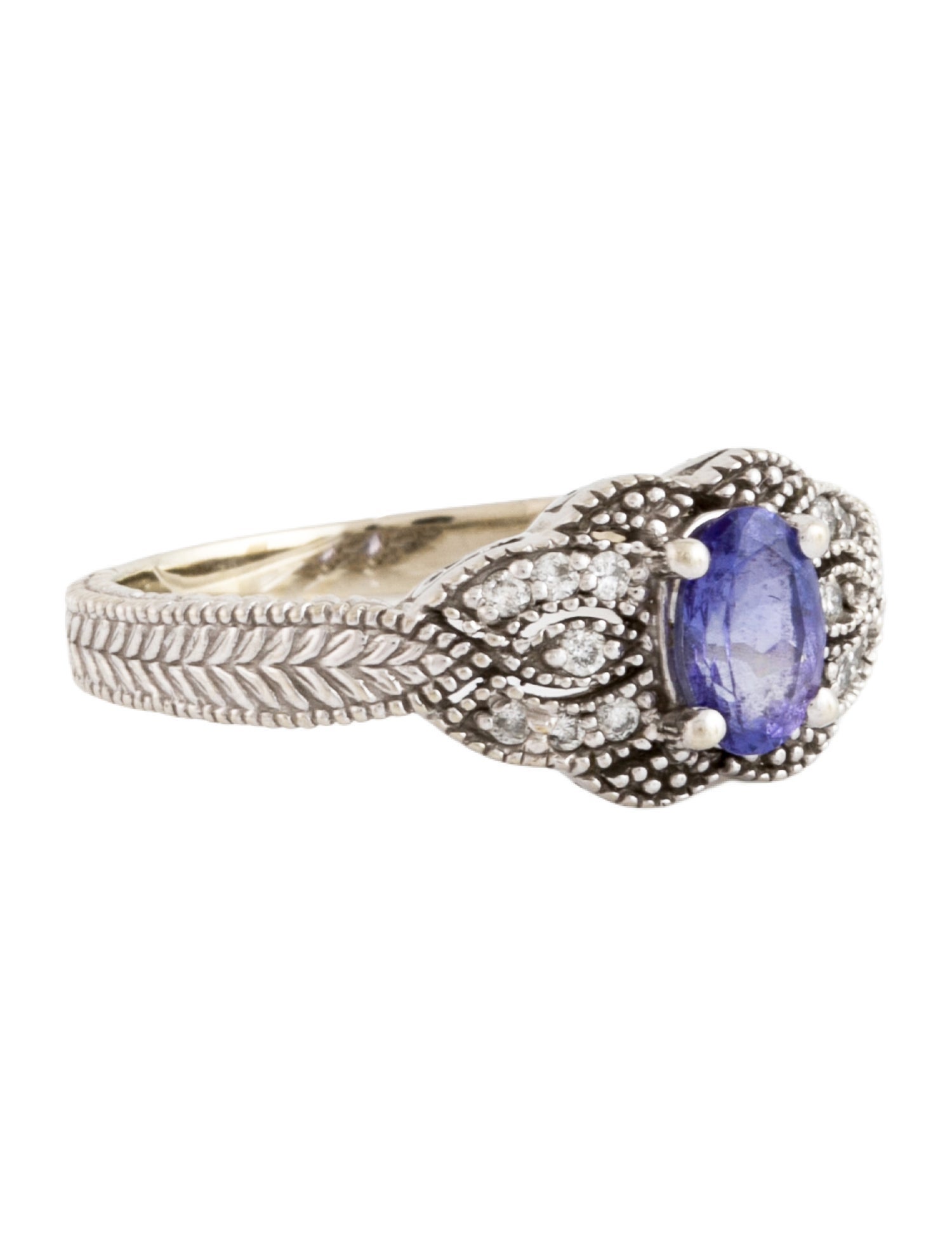 Ring 14K Tanzanite & Diamond Ring