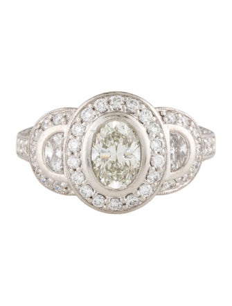 Ring Platinum 1.02ct Diamond Engagement Ring