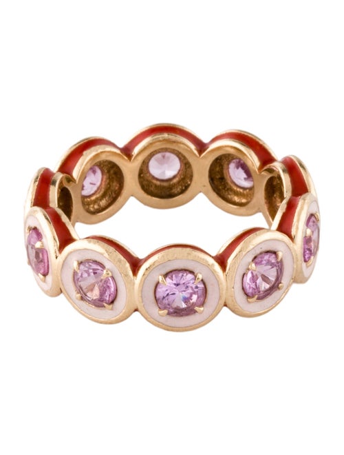 Alison Lou 14K Sapphire & Enamel Band