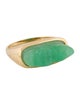 Ring 14K Dyed Jadeite Dragon Ring