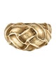 Ring 14k Woven Style Dome Cocktail Ring