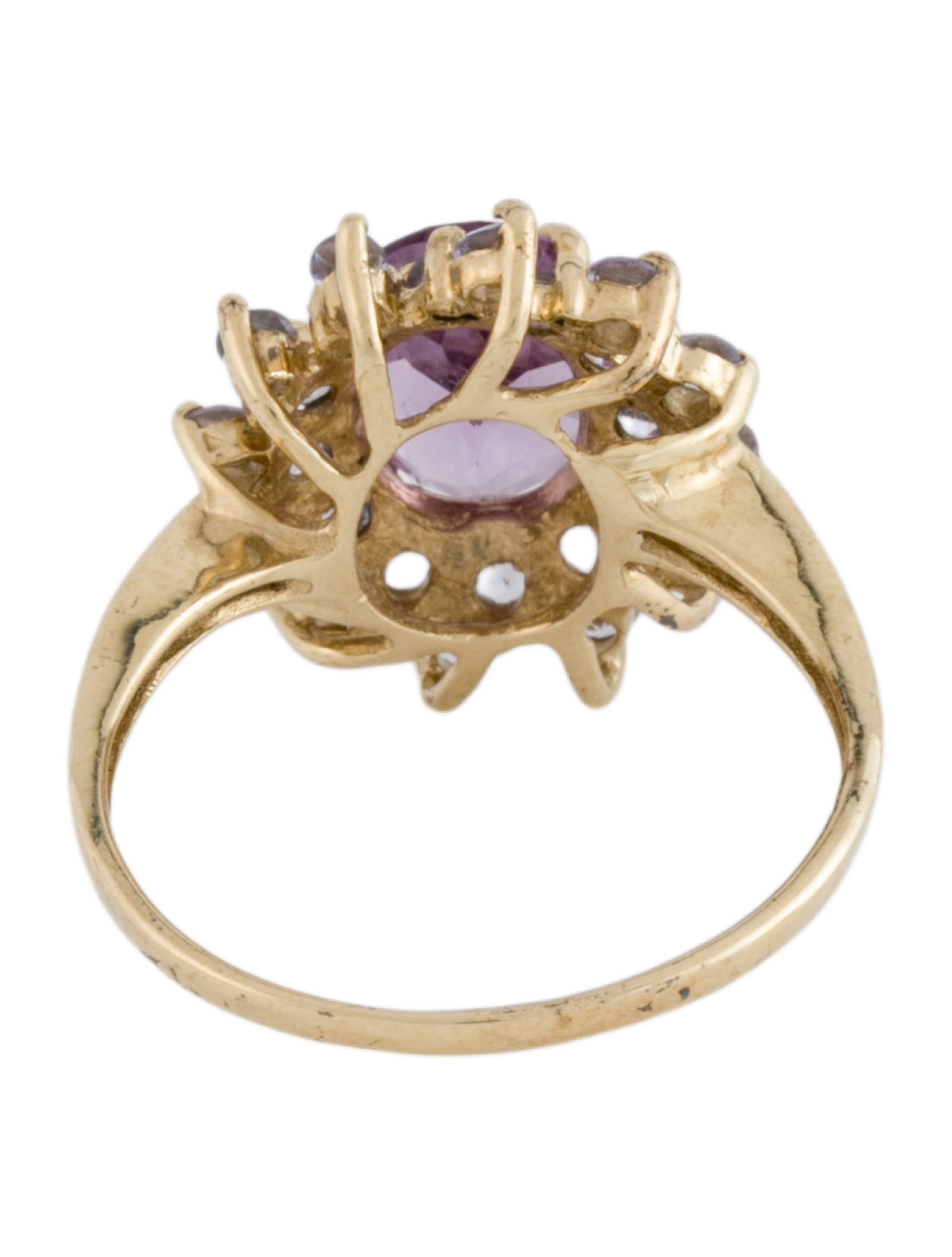 Ring 14K Amethyst & Tanzanite Ring