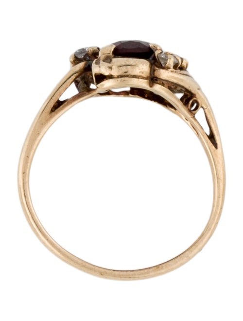 Ring 10K Multistone Cocktail Ring