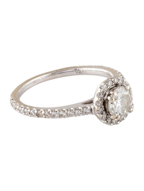 Ring YAEL 1.02ctw Diamond Halo Engagement Ring
