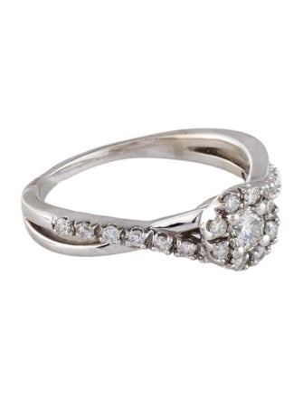 Ring 10K Diamond Engagement Ring