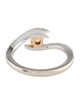 Ring Leibish 18K Diamond Crossover Ring