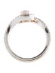 Ring Leibish 18K Diamond Crossover Ring