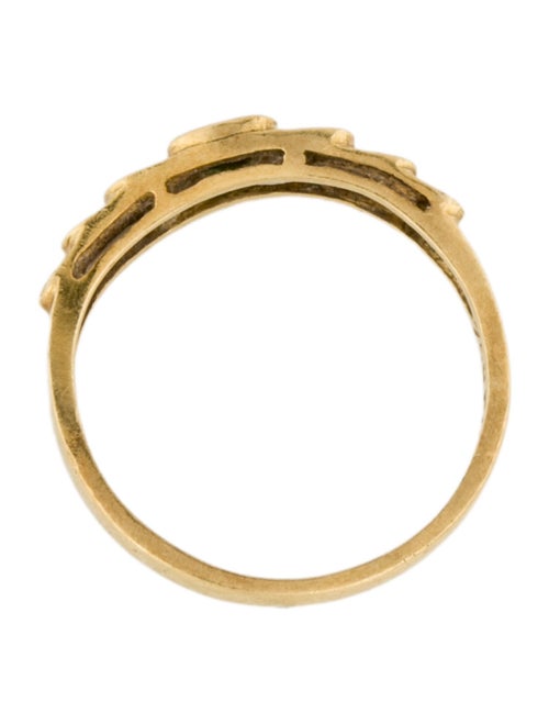 Ring 18K Emerald & Diamond Band