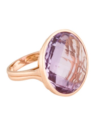 Ring 14K 17.92ctw Amethyst Cocktail Ring