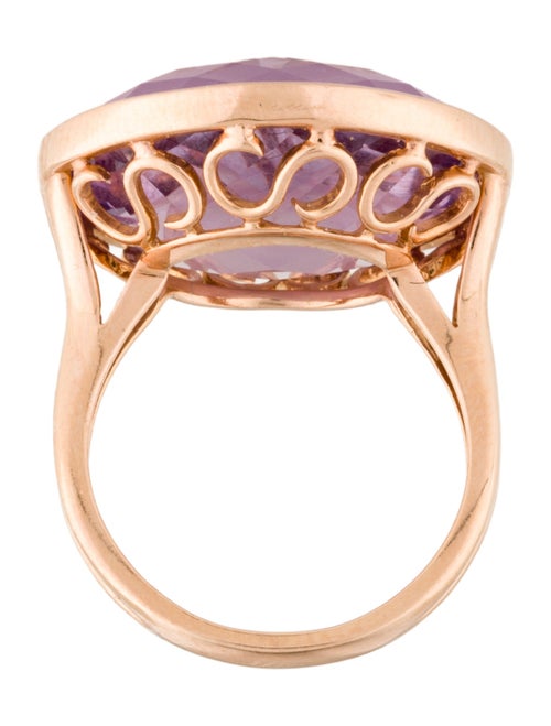 Ring 14K 17.92ctw Amethyst Cocktail Ring