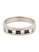 Ring 18K Sapphire & Diamond Band