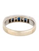 Ring 18K Sapphire & Diamond Band
