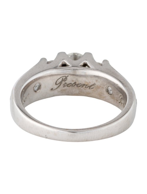 Ring 14K 1.39ctw Diamond Past, Present, Future Engagement Ring