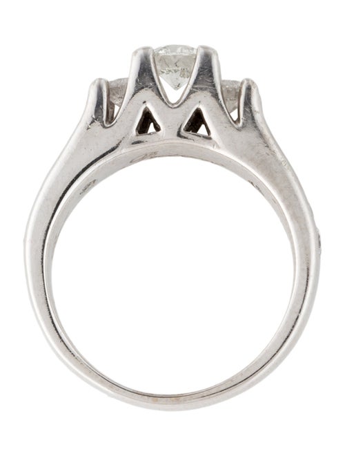 Ring 14K 1.39ctw Diamond Past, Present, Future Engagement Ring