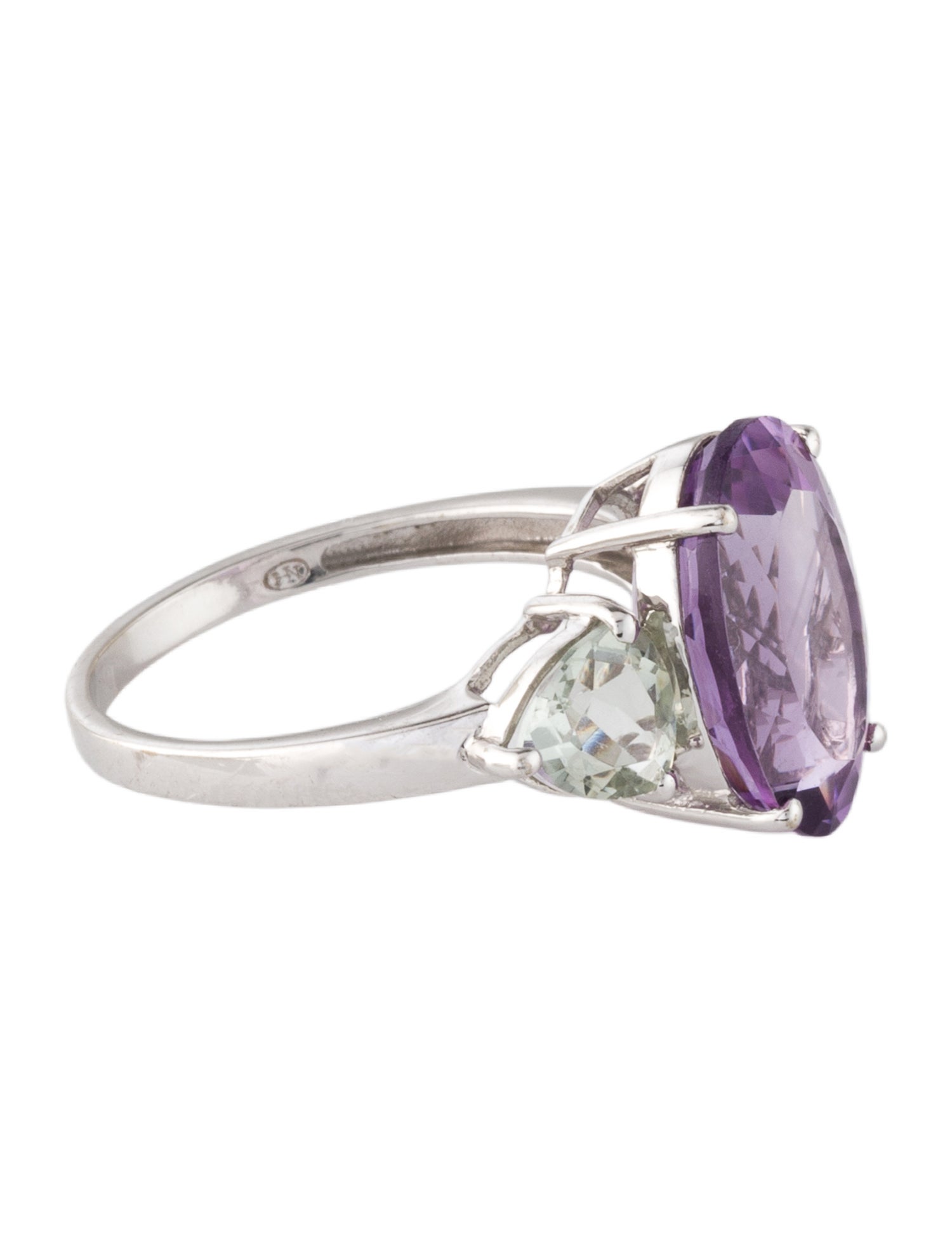 Ring 10K 6.63ctw Quartz Cocktail