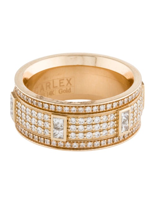 Ring Carlex 14K 1.62ctw Diamond Men's Wedding Band