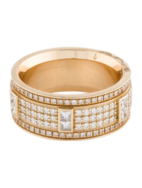 Ring Carlex 14K 1.62ctw Diamond Men's Wedding Band