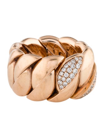 Ring 18K Diamond Link Ring