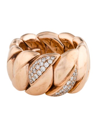 Ring 18K Diamond Link Ring