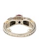 Ring 14K Ruby & Diamond Cocktail Ring