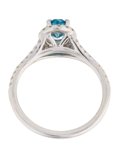 Ring 14K 1.10ctw Lab-Grown Diamond Halo Cocktail Ring