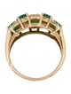 Ring 14K Emerald & Diamond Ring