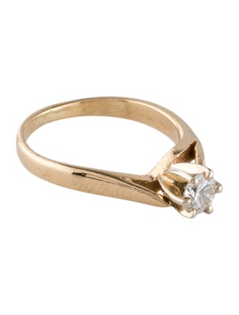 Ring 14K Diamond Solitaire Ring